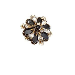 Vintage Elaborate Glass Rhinestone Brooch Possibly Austria (A2704)
